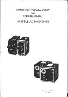 Hasselblad Magazines manual. Camera Instructions.